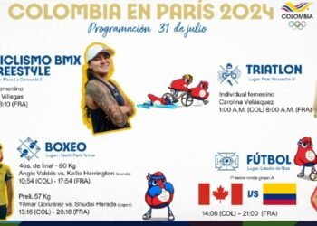 Agéndese con la presentación de colombianos en París 2024