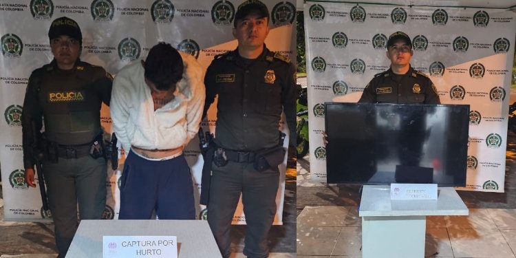 Alias ‘Mugre’ entró al colegio, pero a robar un televisor