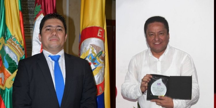 “Mis mejores deseos”, dijo el Concejal César Franco a Aquileo Medina