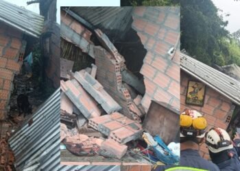 Cuatro viviendas afectadas por deslizamiento en el Líbano 