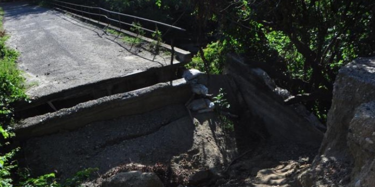 Dos años se completaron sin el puente Palobayo que conduce a Ambalema