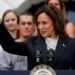 Kamala Harris pronuncia su primer discurso como nueva precandidata demócrata