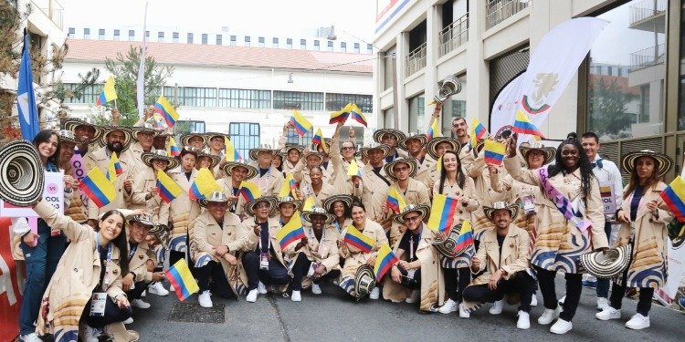 ¡Con sombrero vueltiado! Así llegó la delegación Colombiana a los Juegos Olímpicos