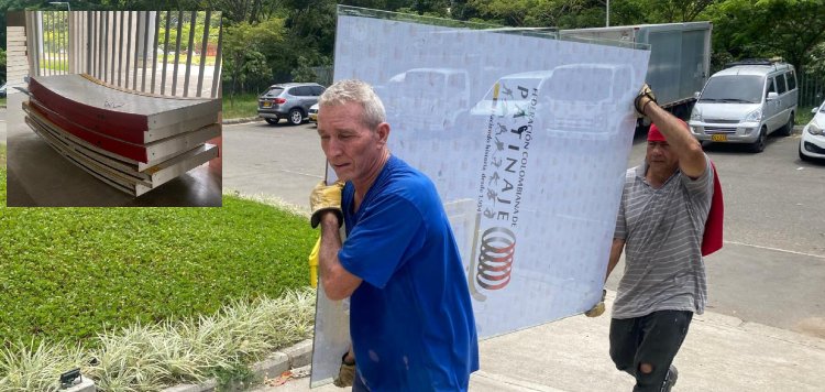 ¡Ya está en Ibagué! la cancha del hockey línea para los Panamericanos 