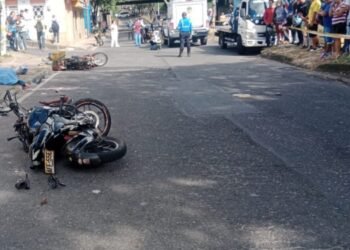 Domiciliario falleció en fuerte accidente en la avenida Guabinal