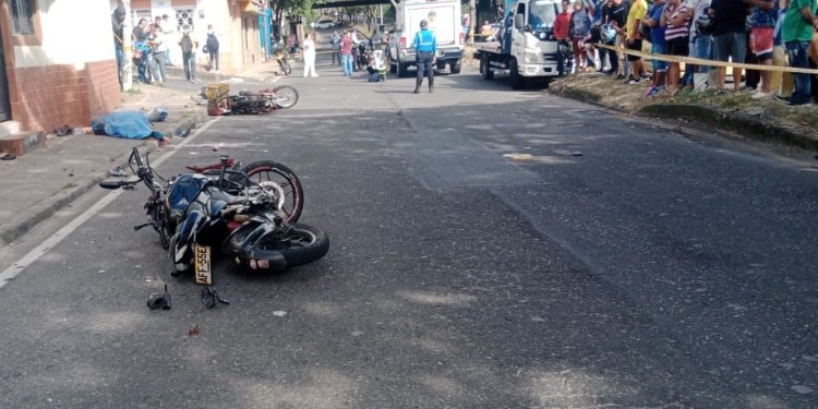 Domiciliario falleció en fuerte accidente en la avenida Guabinal