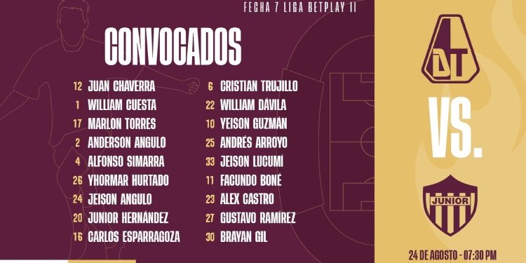Deportes Tolima dió a conocer a sus 18 “Guerreros Pijaos”