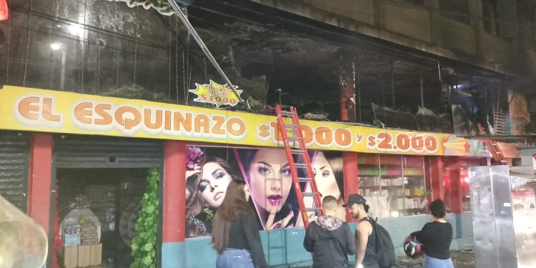 Apagaron el incendio en ‘El Esquinazo’ de la 15, en el Centro de Ibagué