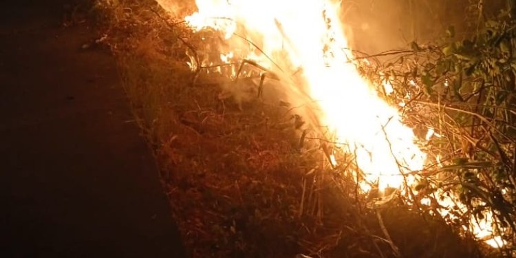 Incendio por poco consume una casa en Melgar