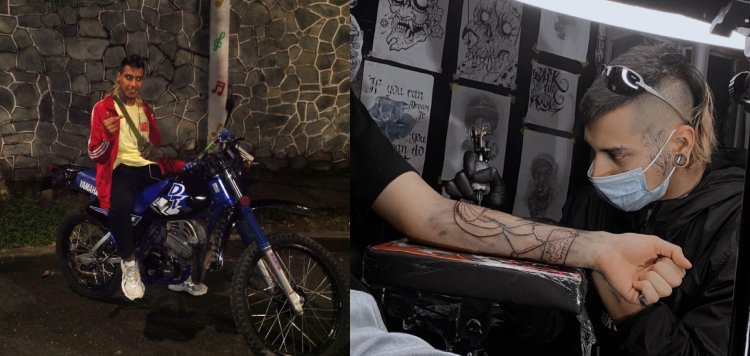 Jaminton reconocido tatuador de Ibagué, falleció luego de sufrir un accidente de tránsito