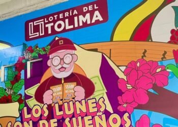 El Misterio del mural que da premios: Aseguran que este mural ha dado la suerte a ganadores con la Lotería del Tolima