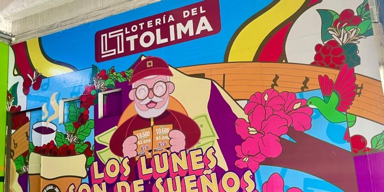 El Misterio del mural que da premios: Aseguran que este mural ha dado la suerte a ganadores con la Lotería del Tolima