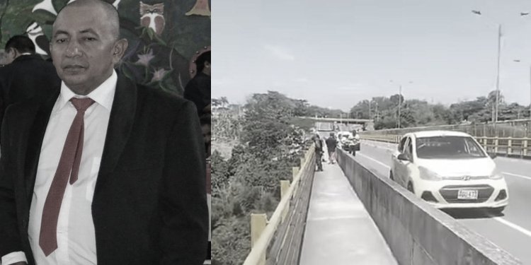 Gonzalo Rubio es el hombre que falleció en el puente de La Variante