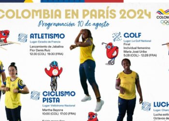 Colombia presente en la jornada sabatina de los Juegos Olímpicos