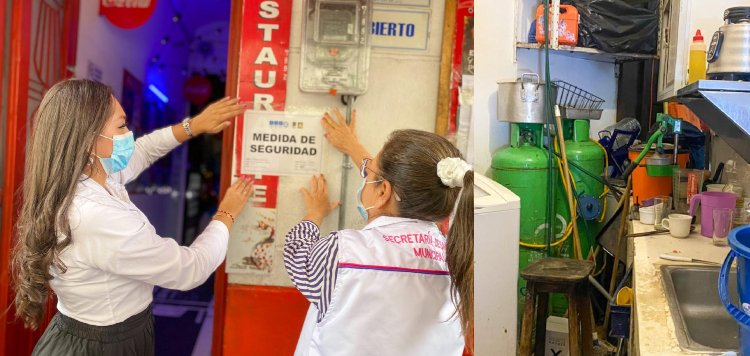 Cerraron un restaurante ubicado a pocas cuadras de la Alcaldía de Ibagué