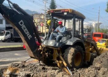 Recuperaron el daño de acueducto en la carrera Quinta con calle 59