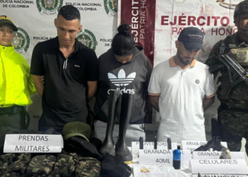 Detenidos presuntos integrantes del Grupo Manuel Marulanda Vélez en el Tolima 