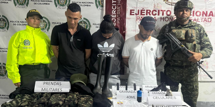 Detenidos presuntos integrantes del Grupo Manuel Marulanda Vélez en el Tolima 