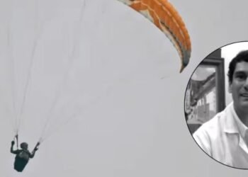 Murió un profesor de la Universidad de Antioquia en accidente de parapente en Barbosa