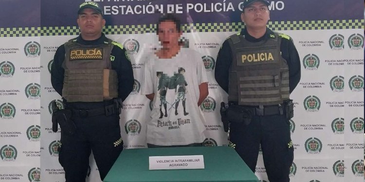 Joven fue detenido por agredir a su mamá en el Guamo 
