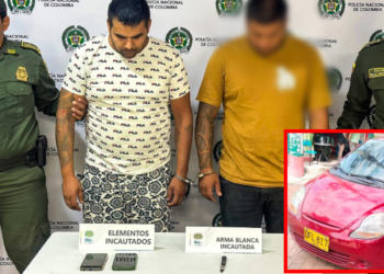 Sujetos fueron capturados en la Variante del Aeropuerto señalados de participar en un hurto a un conductor