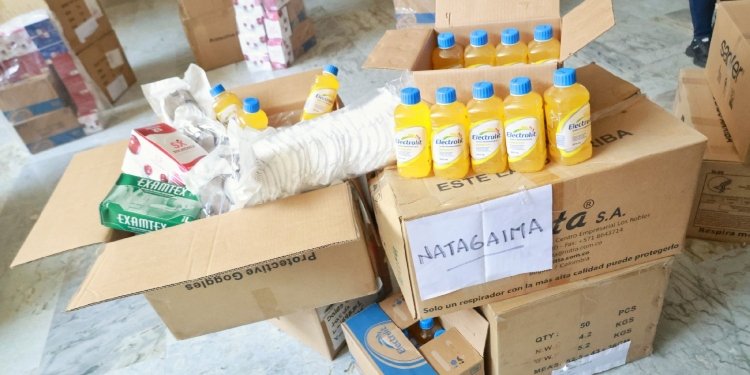 Sector salud enviado de Naciones de elementos de protección por incendios forestales en el Tolima