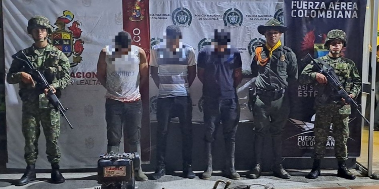 Tres personas detenidas por minería ilegal en Valle de San Juan