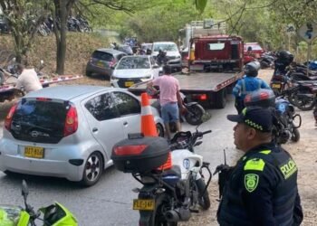 Agentes de Tránsito inmovilizaron 16 motocicletas por abandono en la vía Ibagué – Payandé