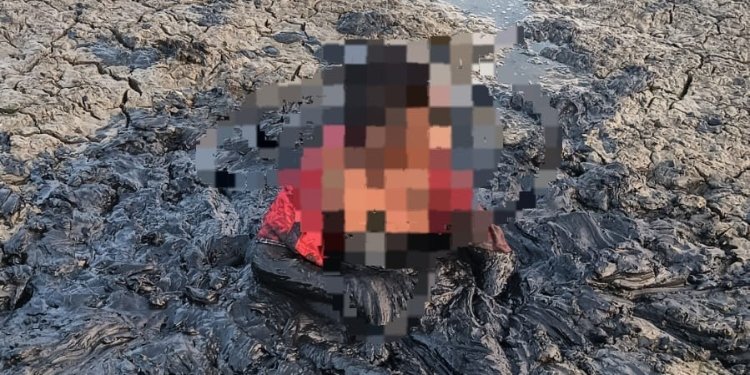 Niño de 10 años tuvo que ser rescatado de un lodazal en el que se convirtió una laguna por el tiempo seco