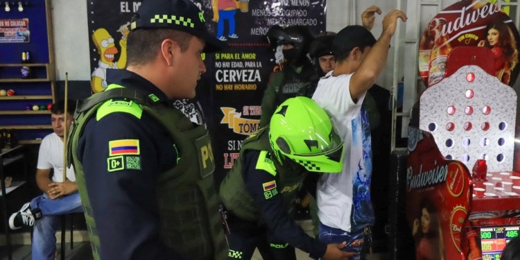 Policía Metropolitana de Ibagué capturó a 12 personas durante el fin de semana