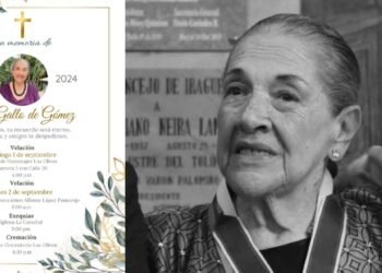 Este lunes 2 de septiembre cumplirán las exequias de Cielo Gallo de Gómez