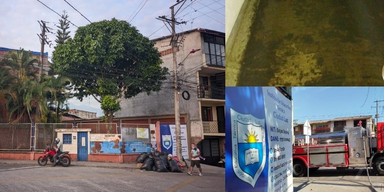Estudiantes de Ciudad Luz exigen solución urgente por problema de agua