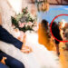 ¡A una novia se le prendió el vestido en plena boda!