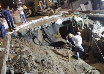 Tanto la Alcaldía de Ibagué como el IBAL trabajan sin descanso en la emergencia ocurrida en el barrio Libertador