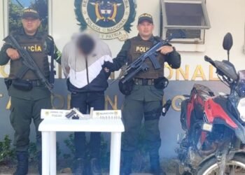 Motociclista fue detenido con un arma de fuego en la vía Neiva – Natagaima