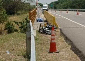 Joven motociclista falleció en la variante del Guamo