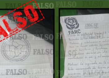 Frente 57 Yair Bermúdez’ de las Farc, a través de las redes sociales, desmintió que estén en el Tolima