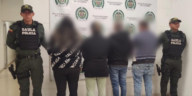 Capturados presuntos extorsionistas que estafaban por medio de redes sociales a sus víctimas