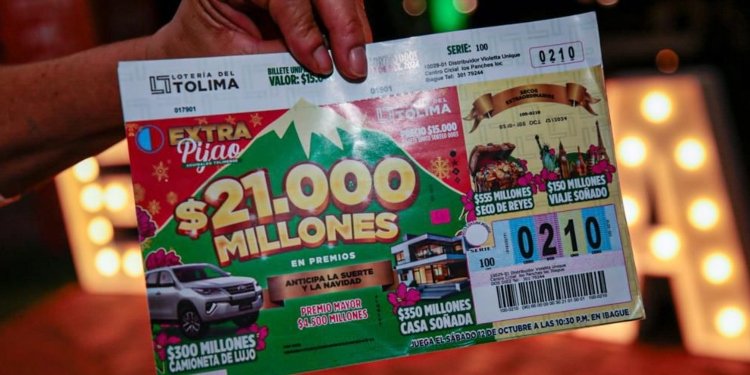 La Lotería del Tolima adelanta la navidad , llega el Extrapijao con premios nunca antes vistos
