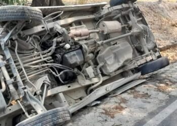 Ruta escolar se volcó en la vereda Guasimal de El Espinal