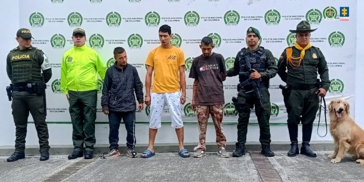 Capturados presuntos integrantes del grupo delincuencial ‘Cancerbero’ dedicado al tráfico de estupefacientes