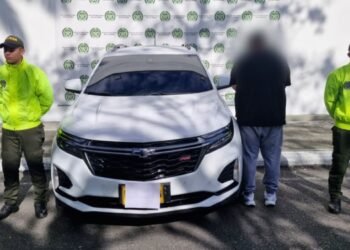 Hombre fue capturado en un vehículo con su chasis regrabado