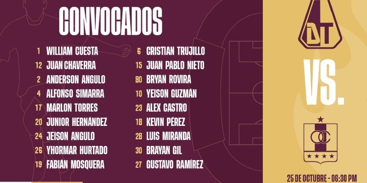 Deportes Tolima dio a conocer a sus 18 “Guerreros Pijaos”