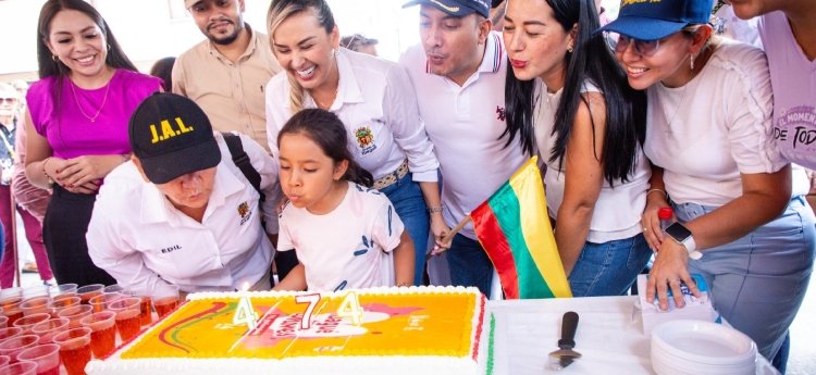 474 en Ibagué: Celebración religiosa y partida de torta
