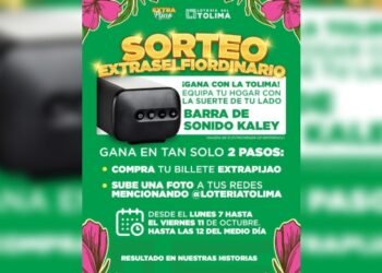 La Lotería del Tolima premia a sus fieles compradores del billete Extrapijao con una espectacular barra de sonido