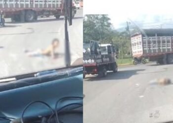 Joven murió arrollado por un camión en la glorieta de la Casa de la Moneda