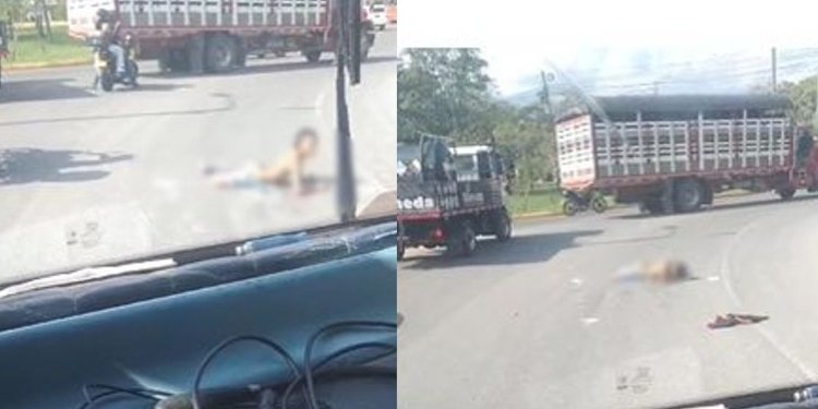 Joven murió arrollado por un camión en la glorieta de la Casa de la Moneda