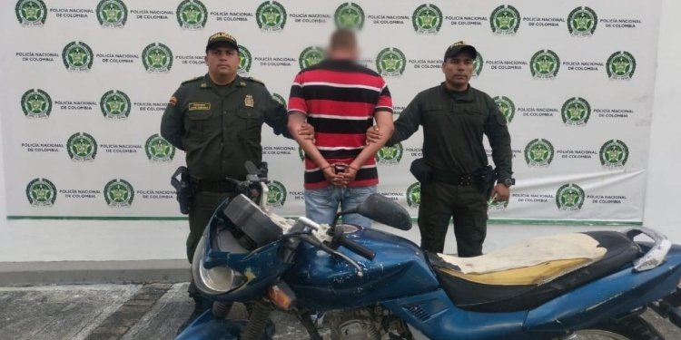 Las cámaras de seguridad fueron vitales para ubicar esta motocicleta hurtada en Ibagué