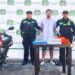 Capturado sujeto que intentó huir con 600 gramos de marihuana a bordo de su moto