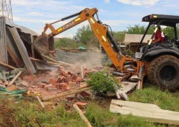 Hallaron materiales de construcción en vivienda demolida en el predio El Palmar